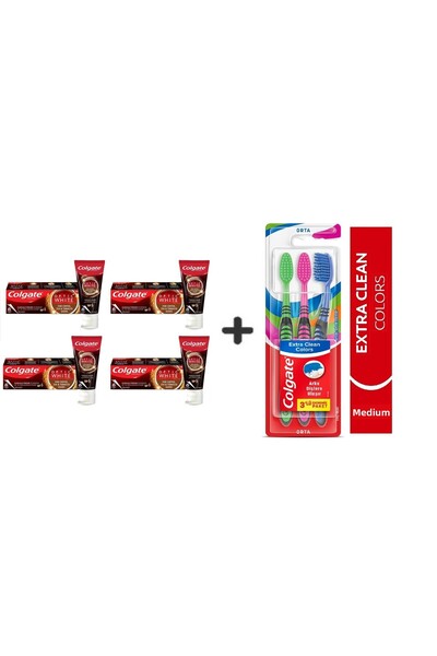 Colgate Optic White Toothpaste for Coffee, Tea and Tobacco Users 125ml 4 Pcs ...