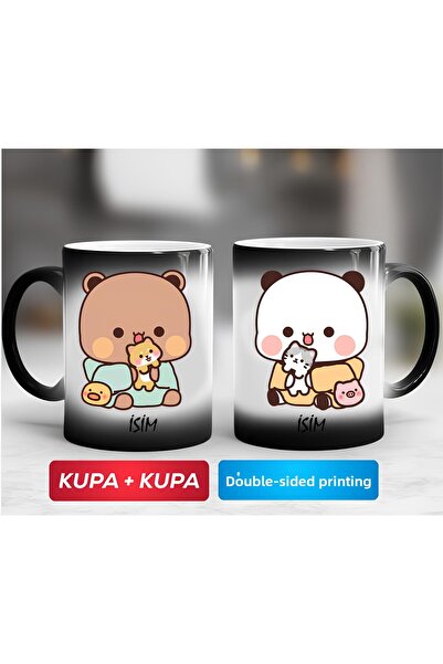 KEMAL İLHAN 'Beloved' Bubu Dudu Porcelain Mug (Pair)