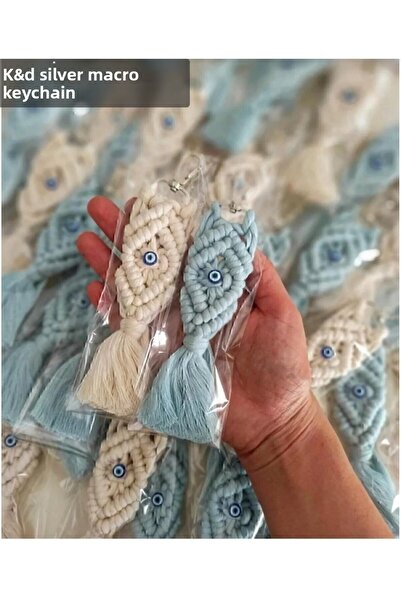 K&D SİLVER سلسلة مفاتيح مكرامية لليوم العالمي للمرأة 8 مارس، 50 قطعة، هدية مم...