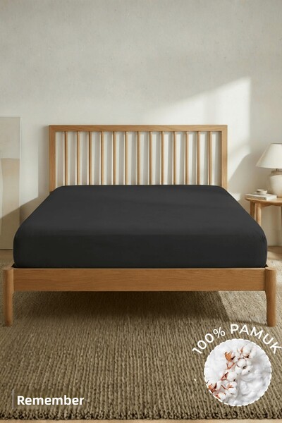 Anılsan 100% Cotton Combed Elastic Fitted Sheet | Single/Double | Fitted Jersey | 30 cm Corner Height