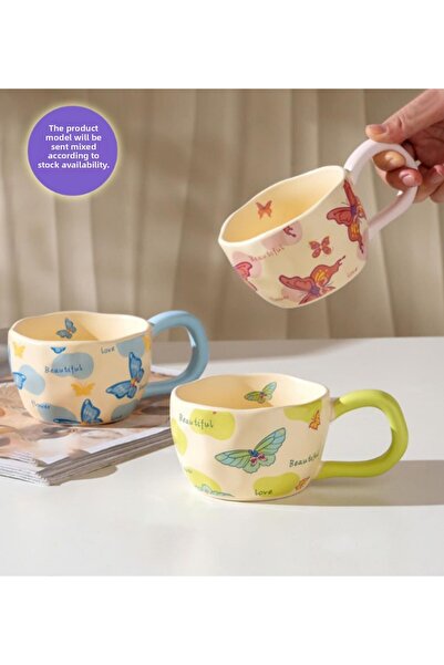 Bam Butterfly Themed Ceramic Mug