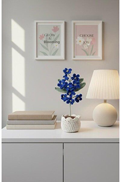 HENERA Cobalt Ida Forget-Me-Not Flower - Artificial Flower - Valentine's Day ...