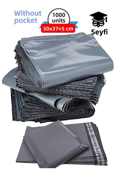 SEYFİKİRTASİYE 1000Pcs 30X37+5 cm No Pocket Shipping Bag