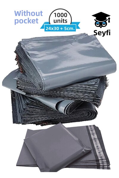 SEYFİKİRTASİYE 1000Pcs 24X30X5 cm Shipping Bag Without Pocket
