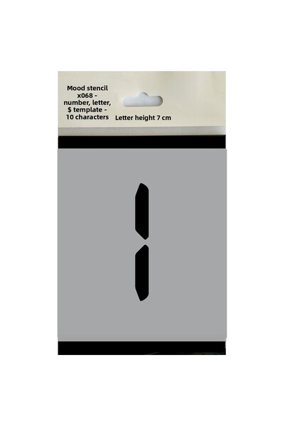 Mood Stencil Stencil Number Painting Template X068-Number Number Height 7 cm