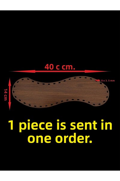 ASUDE HEDİYELİK Lemn de nuc 40x14 cm 1 bucată Raddan Tavă din bambus Placă de...