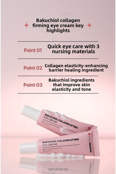 KİSSERA Ultra Moisturizing Collagen Lifting Eye Contour Cream Containing Bakuchiol