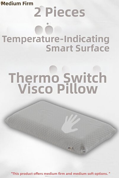Pillow Market Θερμοστατιζόμενο TERMOSWITCH Ορθοπεδικό Επίπεδο Μακρύ Μαξιλάρι ...