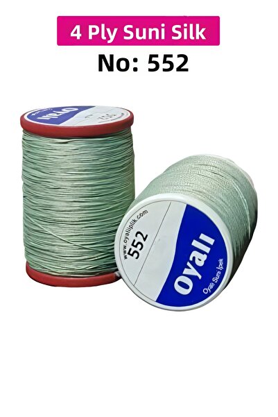 Royaleks Cordă de mătase artificială cu 4 straturi, broderie, mărgele, croșetat, nr:552