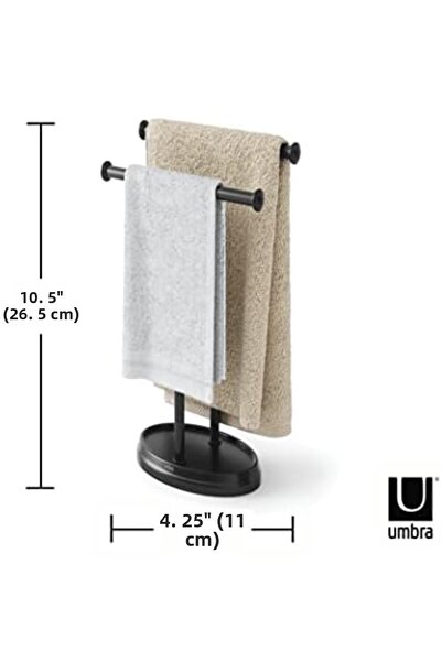 Yıldızan Ysf Shop Umbra Palm Towel Rack for Sink, Free Standing Towel Rack, T...