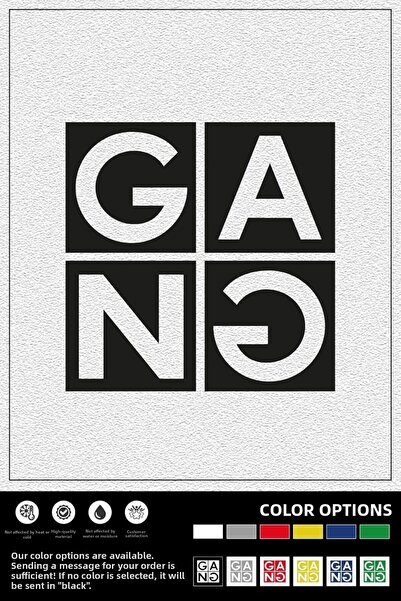 BRF Bezsell Gang Sticker 20 X 20 cm 1027645
