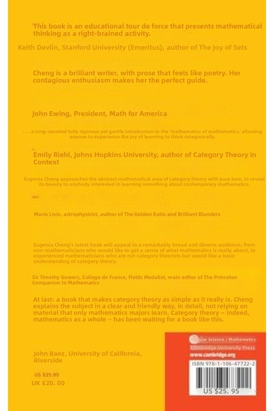 Nacario Nrcrioshop the Joy of Abstraction: an Exploration of Mathematics, Cat...