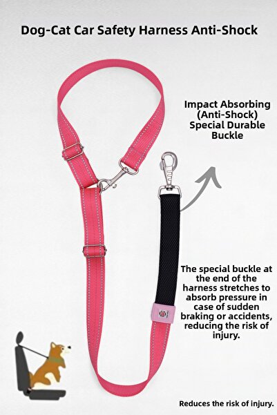 CARAMELOS Pet Car Seat Belt Dog Safety Belt Car Auto Accessory Cat Dog Safety Harness