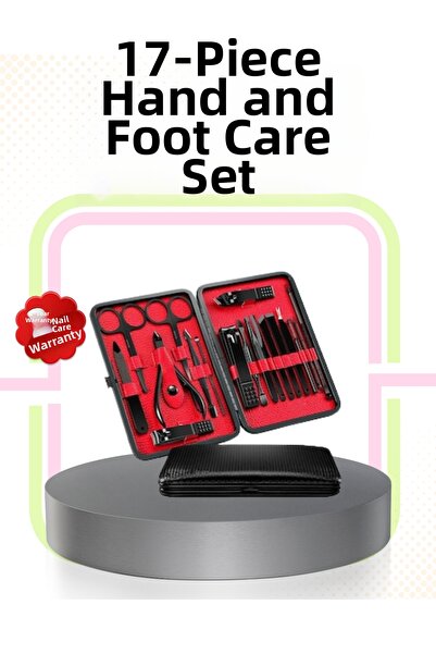 izbul 17 Piece Grooming Kit with Compact and Stylish Design