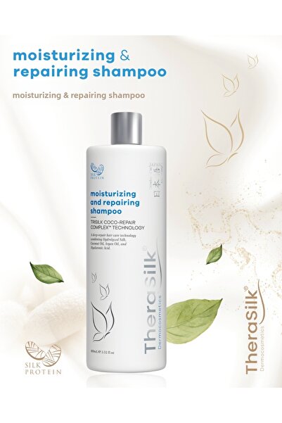 Therasilk Ipek Protein Collagen Moisturizing Shampoo – Argan Oil and Hyaluron...