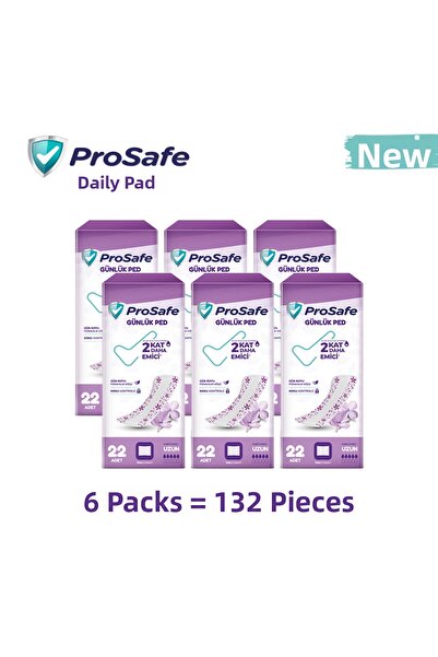 PROSAFE Daily Pad Long 22 Pieces X6