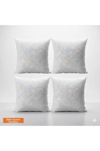 BH BABY HOME B&H Home Textile 4 Pcs 50X50Cm Throw Pillow Inner Filled (Interl...
