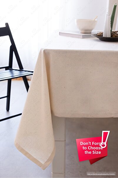 Kamdu مظهر أنيق، مفرش طاولة من الكتان بنسبة 100%، مفرش طاولة من القطن، مفرش طاولة عتيق