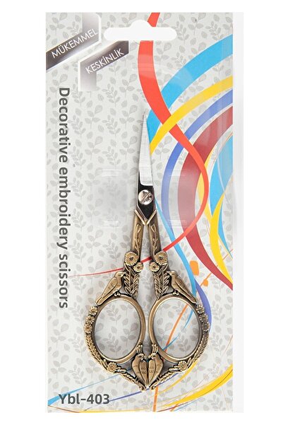 Twin Store Embroidery Scissors Decorative Antique Bird Ybl-403 Model 24