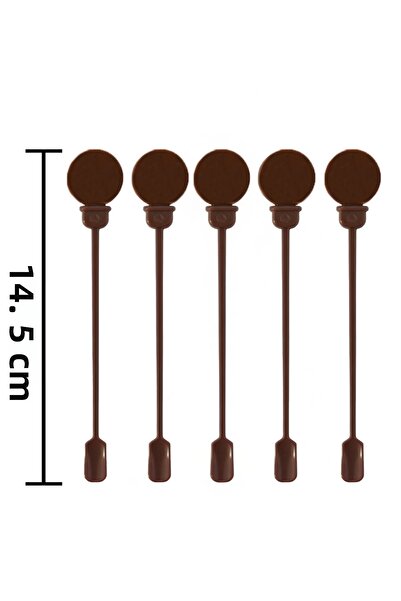 Matbaagraf 2000 Pieces Plastic Stir Sticks Pieces Total Length 14.5cm Compatible with 8-12-14-16 oz Paper Cups