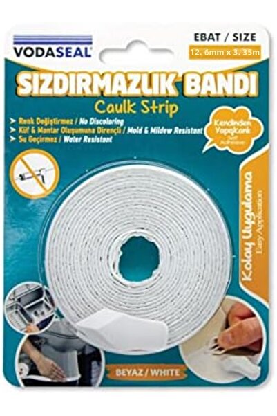 Nacario Nrcrioshop Sealing Tape - 12.8mm- White 1201248