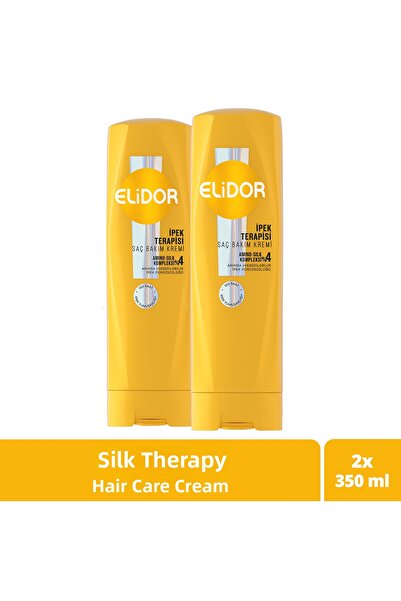 Elidor Hair Care Cream Silk Therapy 350 ml X2