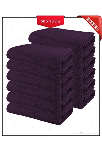 Saretek Home 12 Pcs 50 X 90 cm Microfiber Hairdressing Towel, Barber Towel, S...