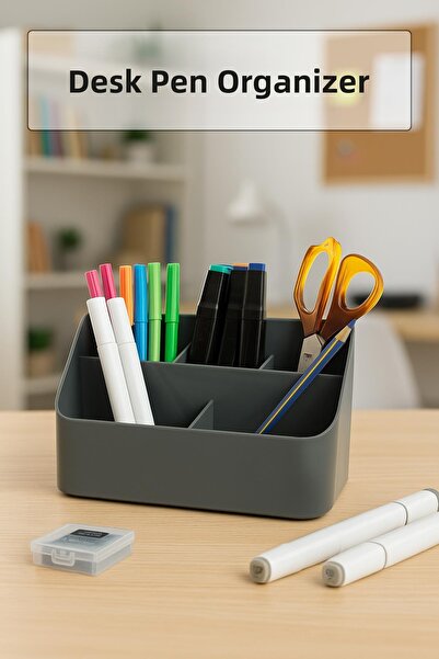 bilshop Desktop Pen & Organizer Pen Holder Smoked