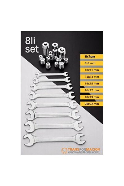 toyigoo Turk Open End Wrench Set - Two Mouths Wrench - Two Open Ends Vanadium...