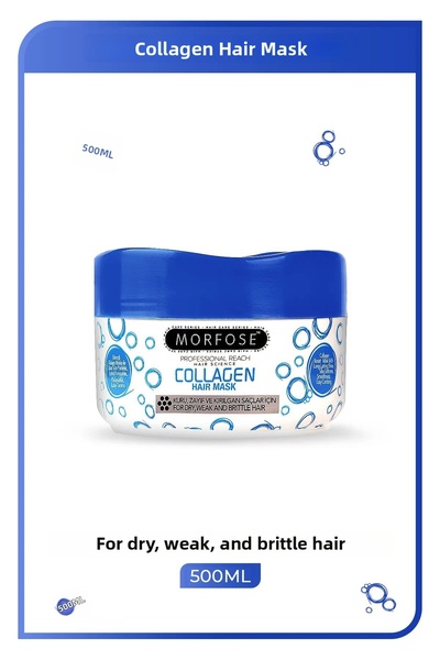 NOVAHAVEN ماسك الشعر بالكولاجين 500 مل - للشعر الضعيف والهش - mrfs