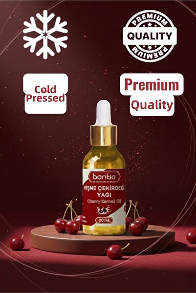 Zera Cherry Seed Oil 20 ml – 100% Pure Cold Pressed - Skin & Hair Care and Natural Antioxidant Support