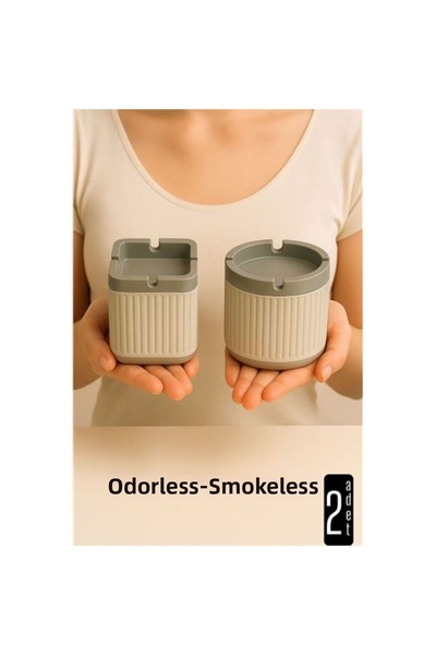 Skygo Odorless smokeless ashtray - 2 piece ashtray set cafe ashtray restauran...
