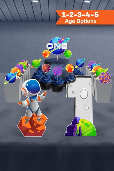 Hey Parti Set pentru petrecerea de aniversare cu tematică spațială - (Opțiuni...