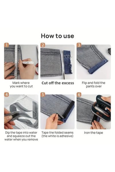 eco port Self Adhesive Trousers Curling Strip