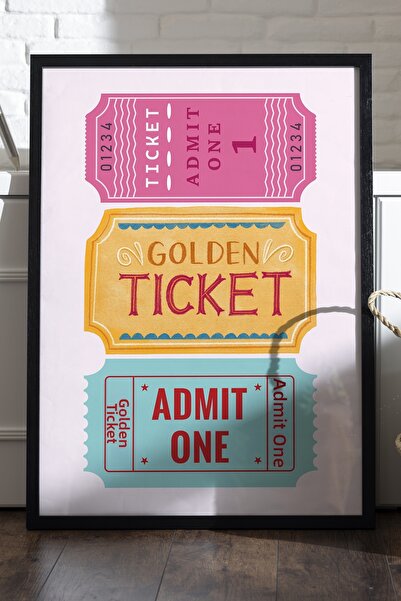 Duvarda Χρυσή Εισόδευση με Ξύλινο Πλαίσιο, Διακοσμητικό Δώρο Πίνακας Τοίχου