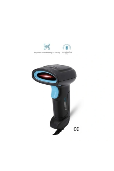 Twin Store USB Wired 1D/2D Barcode & Qr Code Reader