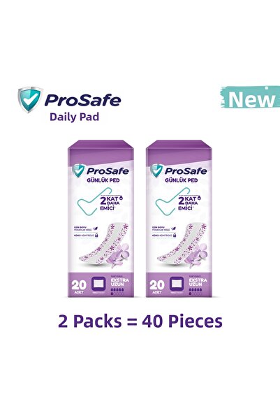 PROSAFE Daily Pad Extra Long 20 Pcs X2