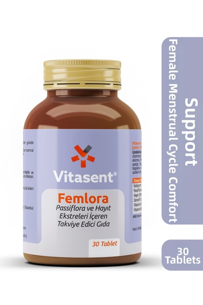 VİTASENT Femlora — Supporting Supplement for Menstrual Period Comfort