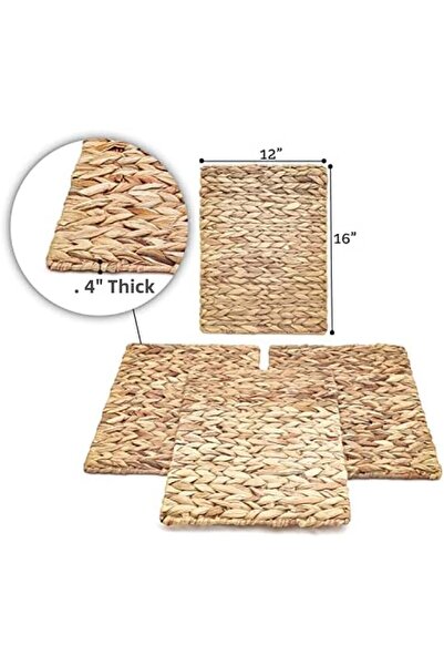 Nacario Nrcrioshop Innovations 16 "X 12" Rectangular Woven Indoor or Outdoor ...