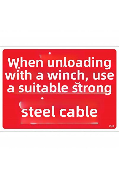 Ethab Ticaret Use Sturdy Steel Rope Suitable for Load Lifting with Crane Warn...