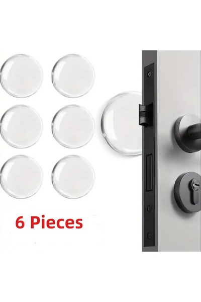 My Reality Fashion Διαφανές έπιπλο σιλικόνης και στοπ πόρτας 6 τεμαχίων