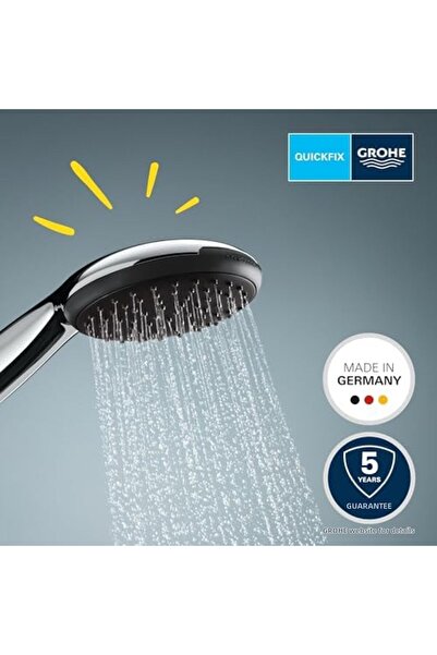 Yıldızan Msa Shop Start 110 Hand Shower, 3 Flow Settings (Massage, Rain & Jet...