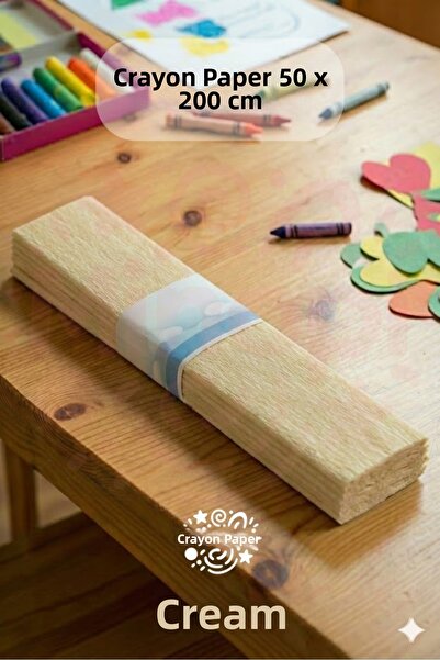 Minopi ورق كرامون كريمي 10 عبوات من الورق الملون المصنوع يدويًا لتزيين رياض ا...