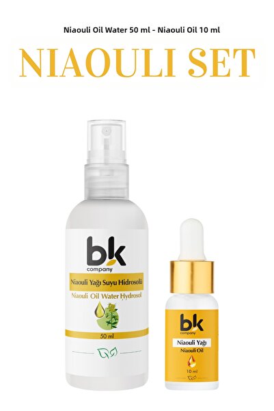 BK COMPANY Intim Niaouli Care Set – Niaouli Water 50 ml + Niaouli Oil 10 ml a...