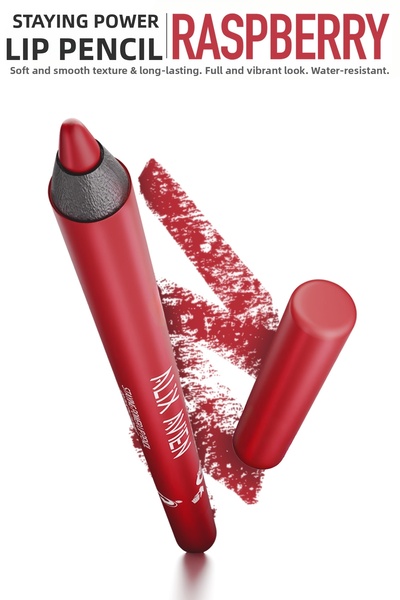 Alix Avien Long Lasting Soft Lip Liner - Waterproof, Raspberry 57 Lip Pencil