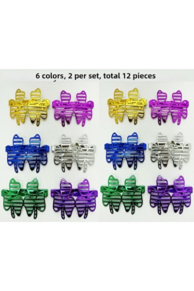 FREEDOM STOREE Γυαλιά πάρτι με θέμα το Vegas Casino 6 Χρώματα 12 Τεμάχια