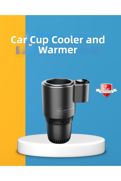 Kanonik Education Smart Cup Holder Car Interior Thermal Heater Cooler with Di...