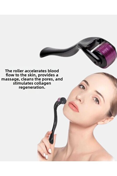 Lisinya Derma Roller Titanium Needle Skin Renewal Device - Anti-Acne, Anti-Wr...