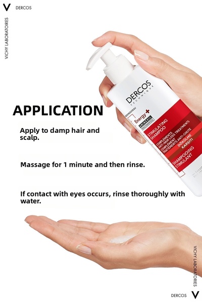 Vichy Dercos Energy+ 500 ML Anti-Hair Loss Shampoo - Refill Pack