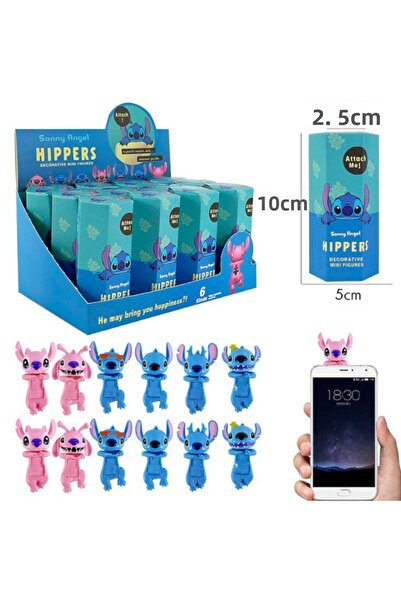 ELAS HOME زخرفة لاصقة للهاتف والتابلت على شكل ستيتش سوني أنجل